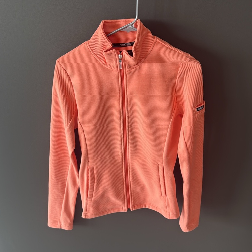 STRAIGHT DOWN Swing Jacket Coral Orange Sz S - Picture 2 of 16